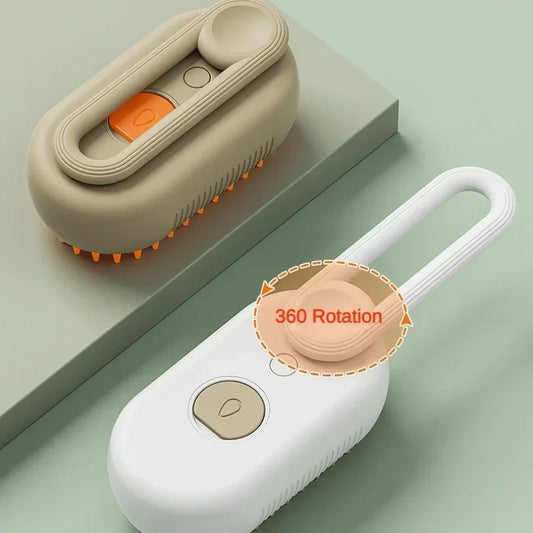 Pet Steam Brush Cat Dog Cleaning Steamy Spray Massage Beauty Comb 3 in 1 Hair Removal Grooming Supplies Pets Accessories Comb