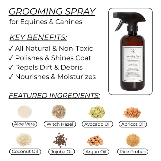 Grooming Spray - for Dogs & Horses - ApexKin