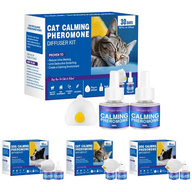 Cat Calming Pheromone Diffuser Refill — 60-Day Stress Relief
