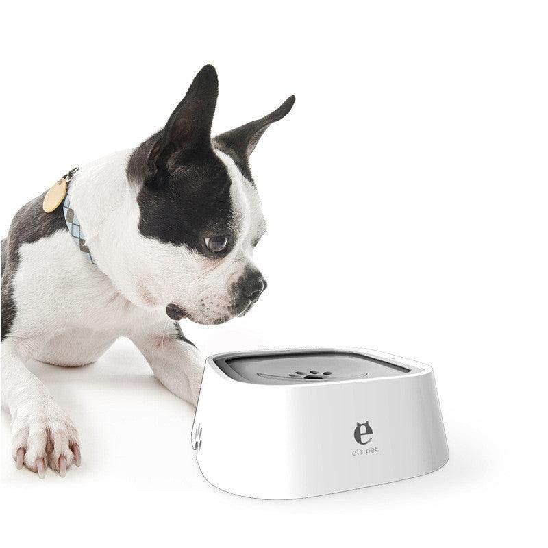 1.5L Large Capacity Anti-Overflow Floating Water Bowl For Dogs - Say Goodbye To Wet Mouths! - ApexKin