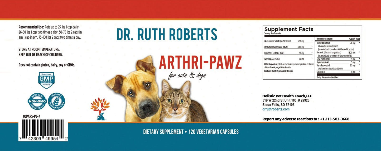 Arthri-Pawz – with Glucosamine for Cats and Dogs - ApexKin
