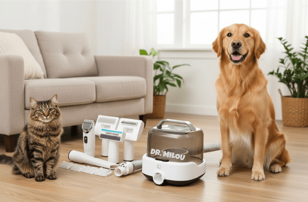 Salon Results at Home, Mess-Free | CalmCare™ Cordless Vacuum Grooming Kit by Dr. Milou - ApexKin
