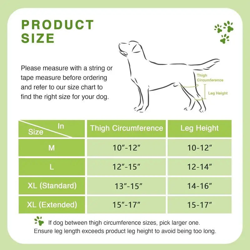 Dog Knee Brace Pet Orthopedic Hip Hock Support Brace Portable Pet Knee Wound Protection For Small Animals Recovery