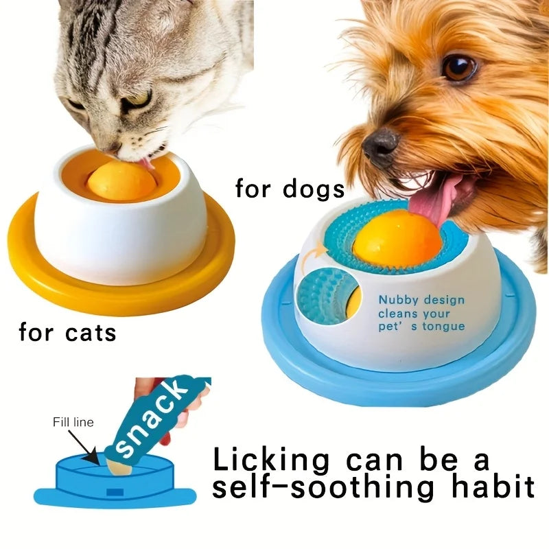 Silicone Lick Mat for Dogs & Cats — Slow Feeder & Calming Aid