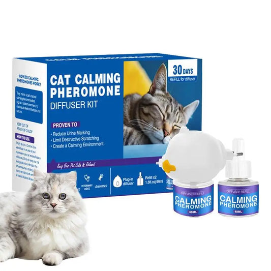 Cat Calming Pheromone Diffuser Refill — 60-Day Stress Relief