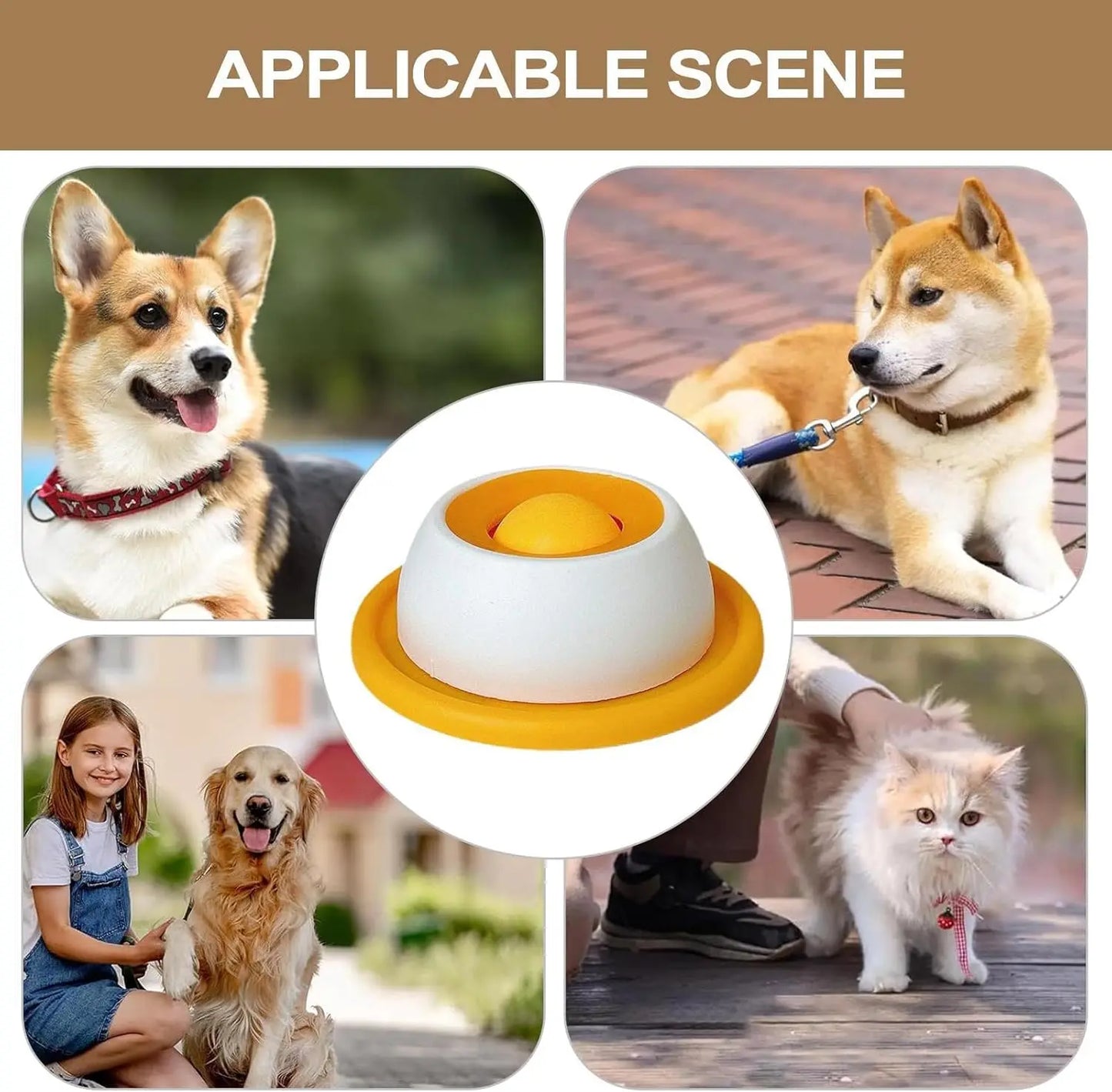 Silicone Lick Mat for Dogs & Cats — Slow Feeder & Calming Aid