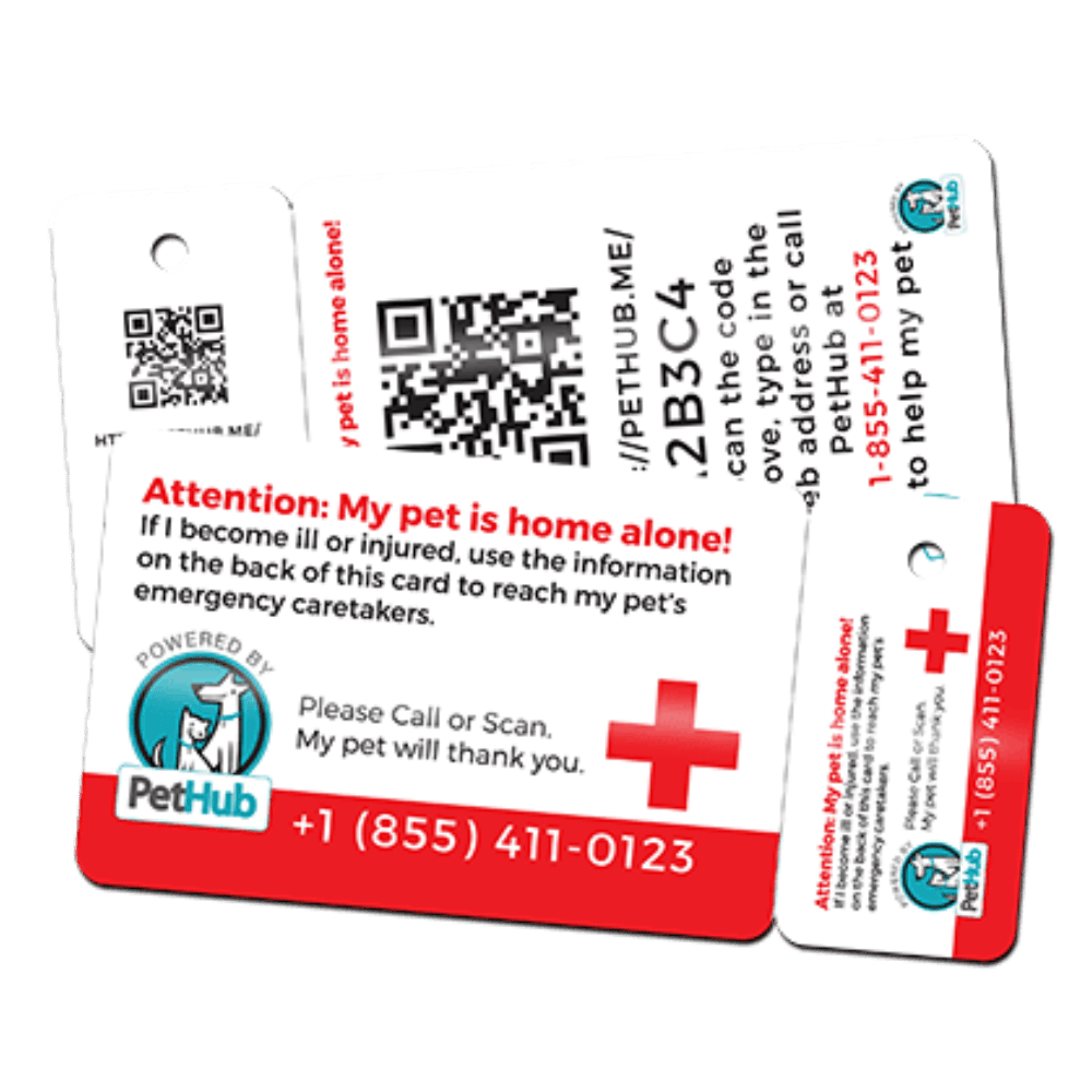 PetHub QR Pet ID Wallet & Keychain Card – Emergency Backup for Your Pet - ApexKin